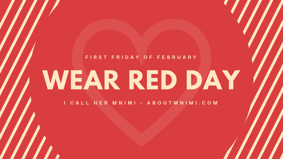 Wearing red on the first February Friday
